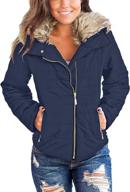 luvamia casual winter quilted pockets women's clothing - coats, jackets & vests logo