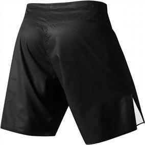 img 1 attached to Mens MMA Cross Training Boxing Shorts With Drawstring & Pocket - LAFROI QJK01