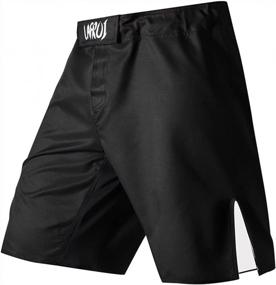 img 4 attached to Мужские боксерские шорты для смешанных единоборств с кулиской и карманом - LAFROI QJK01