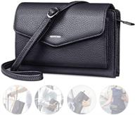 👜 stylish and versatile nuoku wristlet clutch wallet crossbody: perfect women's handbags & wallets with wristlets logo