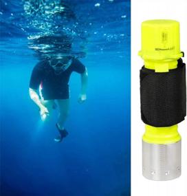 img 2 attached to Explore The Depths With Garberiel'S Professional LED Diving Flashlight + Battery & Charger - Super Bright, Waterproof, And Safe For Underwater Sports