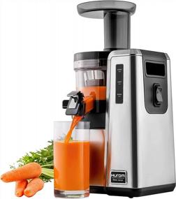 img 1 attached to Transform Your Health With The HUROM HZ Slow Juicer In Sleek Silver