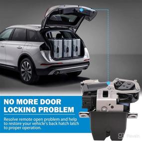 img 1 attached to 🔒 Enhanced Liftgate Lock Actuator Trunk Latch for Ford Edge Escape Expedition Explorer + More - Easy Install!