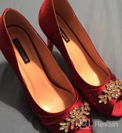 img 1 attached to Sparkling ERIJUNOR Peep Toe Heels: Perfect For Evening, Prom, And Weddings review by Jeremy Stephens