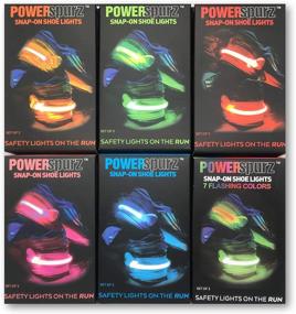 img 1 attached to Stay Safe On Your Nighttime Runs With 4ID Power Spurz Ultra Bright LED Lights - Pack Of 2 (Multi-Color)