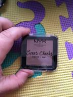 img 2 attached to NYX professional makeup Pressed Blush Sweet Cheeks Creamy Powder Matte, 11 Silence Is Golden review by Agata Gorzka ᠌