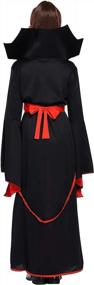 img 2 attached to Girls' Halloween Vampire Costume - ThinkMax Royal Dress Up For Party Fun
