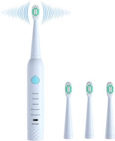 img 4 attached to 🔌 Ultimate Cleaning Power: Electric Toothbrush with Ultrasonic Charging—Highly Recommended!