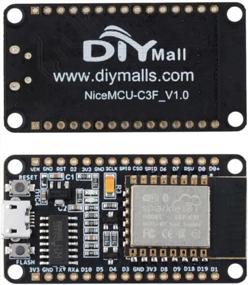 img 3 attached to DIYmall NiceMCU-C3F V1.0 ESP32-C3 Wi-Fi + Bluetooth IoT Плата для разработки умного дома, 4 МБ флэш-памяти, 32-битный одноядерный процессор RISC-V (упаковка из 3 шт.)