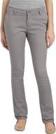 dickies juniors stretch straight pant: ultimate comfort and style for girls' clothing in pants & capris логотип