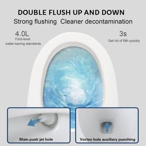 img 2 attached to Elongated One-Piece Tankless Toilet: Electromagnetic Pulse Toilet Without Water Tank Impulse Toilet Flushing Water-Saving Multi-Functional Foot-Feeling Control Flushing