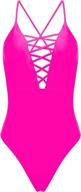 👙 captivating ekouaer cheeky swimsuits: alluring backless women's clothing for beach and pool - superb swimsuits & cover ups logo