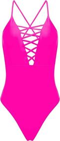 img 4 attached to 👙 Captivating Ekouaer Cheeky Swimsuits: Alluring Backless Women's Clothing for Beach and Pool - Superb Swimsuits & Cover Ups