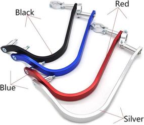 img 1 attached to APEBAZY Motorcycle Handguards Aluminium Alloy Dirt Bike Hand Guards Universal Motorcycle Handlebar Hand Brush Guards 7/8&#34