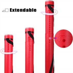 img 2 attached to Extendable Document Storage Tube For Artworks, Blueprints, Drafting And Scrolls - Red Color By Transon Posters