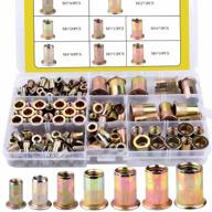 m3 m4 m5 m6 m8 m10 m12 zinc plated carbon steel rivet nutserts (170pcs) logo