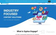 img 1 attached to Syptus Content Marketing Platform review by David Everett