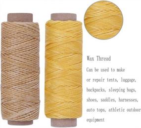 img 2 attached to Upgrade Your Leather Crafts With BUTUZE 550Yards Waxed Thread - Perfect For DIY And Professional Use!
