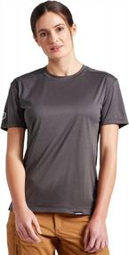 img 4 attached to TRUEWERK Женская футболка с защитой от солнца - B1 Футболка и худи с короткими рукавами Влагоотводящая UPF +50 Терморегулирующая эластичность в 4 направлениях