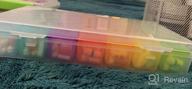 img 1 attached to Moisture-Proof 28 Day Pill Organizer With Large 4 Times A Day Compartments For Medication And Vitamins, Portable Travel Pill Case Container With Weekly Pill Organizer Feature review by Melissa Richards