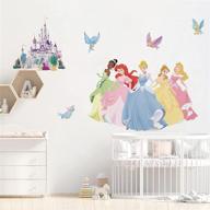 runtoo princess bedroom stickers nursery logo