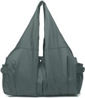 shoulder waterproof shopping lightweight 8022 black women's handbags & wallets - totes logo