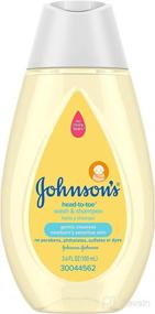 img 4 attached to Johnson's Head-to-Toe Gentle Baby Wash & Shampoo, Travel-Size Bottle 3.4 fl. Oz (Pack of 12) - Compact and Gentle Skincare Solution for Babies on the Go