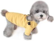 🎀 yellow ribbon medium: stylish dog fashion t-shirt for small dogs and cats - pet apparel at its finest! логотип