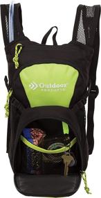 img 2 attached to 🎒 Outdoor Products Tadpole Hydration Pack: Black and Violet Tulip Color Options Available