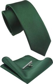 img 3 attached to 👔 JEMYGINS Skinny Pocket Square Necktie: The Ultimate Men's Accessory for Ties, Cummerbunds & Pocket Squares