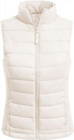img 4 attached to Stay Warm And Fashionable With MixMatchy Women'S Lightweight Padded Vest
