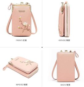 img 1 attached to Embroidery Crossbody Ladies Shoulder Handbag Women's Handbags & Wallets : Crossbody Bags