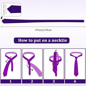 img 3 attached to 👔 Occasion Wedding Men's Accessories: Business Necktie Pieces