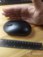 img 1 attached to Wireless compact mouse Xiaomi Mi Dual Mode Wireless Mouse Silent Edition, white review by Virot Reangtong ᠌