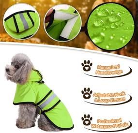 img 2 attached to AOFITEE Waterproof Adjustable Reflective Lightweight Dogs - Apparel & Accessories