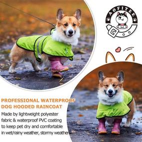 img 3 attached to AOFITEE Waterproof Adjustable Reflective Lightweight Dogs - Apparel & Accessories
