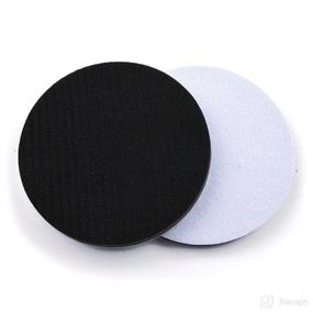 img 3 attached to 🔵 5 Pack 5 Inch Soft Density Interface Pads: High-Quality Hook and Loop 5 Inch Sponge Cushion Buffer Backing Pad - Set of 5