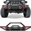 upgrade your jeep wrangler with oedro's full width rock crawler bumper with winch plate mounting and d-rings logo