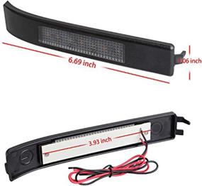 img 3 attached to 🚦 2009-2014 Ford F150 RUXIFEY LED Side Mirror Reflector Turn Signal Light with Smoked Lens