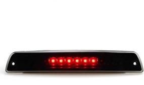 img 1 attached to 🚦 1994-2001 Dodge Ram 1500/2500/3500 Third Brake Light Replacement [Black+Smoke Lens] - LED Cargo Lamp & High Mount Brake Light