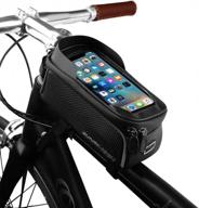 cigna bike phone bag bicycle front frame pouch waterproof top tube handlebar mount for iphone 11 xs max xr 8 7 plus accessories 6.8” and below logo