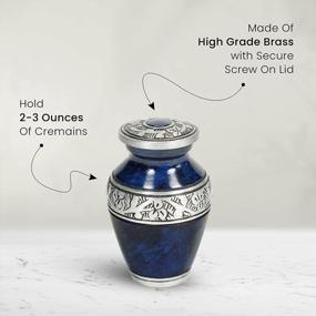 img 2 attached to SmartChoice Small Keepsake Cremation Urn For Human Ashes - Ideal For Funerals And Memorials