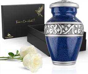 img 4 attached to SmartChoice Small Keepsake Cremation Urn For Human Ashes - Ideal For Funerals And Memorials