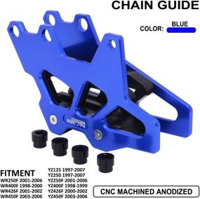 img 3 attached to 🔧 CNC Chain Guard Guide Protector: Ultimate Protection for WR250F, WR400F, WR426F, WR450F, YZ125, YZ250, YZ250F, YZ400F, YZ426F, YZ450F