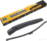 🚗 mikkuppa rear wiper arm blade kit for ford edge 2015-2018 - back windshield wiper assembly replacement - all season natural rubber window cleaning logo