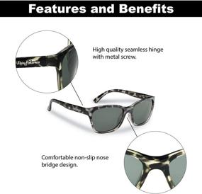 img 1 attached to 🕶️ Flying Fisherman Polarized Sunglasses AcuTint: The Ultimate Men's Eyewear Accessory for Sunglasses & Beyond!