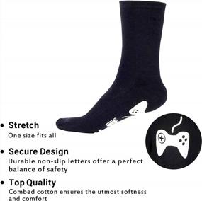 img 3 attached to Level Up Your Gaming Experience With HAPPYPOP'S Men'S Gamer Socks