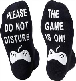 img 4 attached to Повысьте уровень своего игрового опыта с мужскими носками для геймеров HAPPYPOP'S