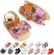 soft sole baby sandals for summer: flat beach shoes, perfect for first walkers logo
