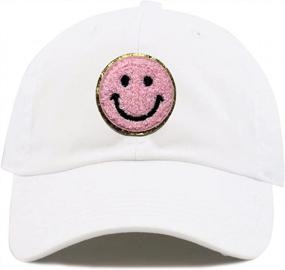 img 1 attached to Low Profile Washed Cotton Baseball Cap Hat For Toddler Girls And Boys By Funky Junque Kids